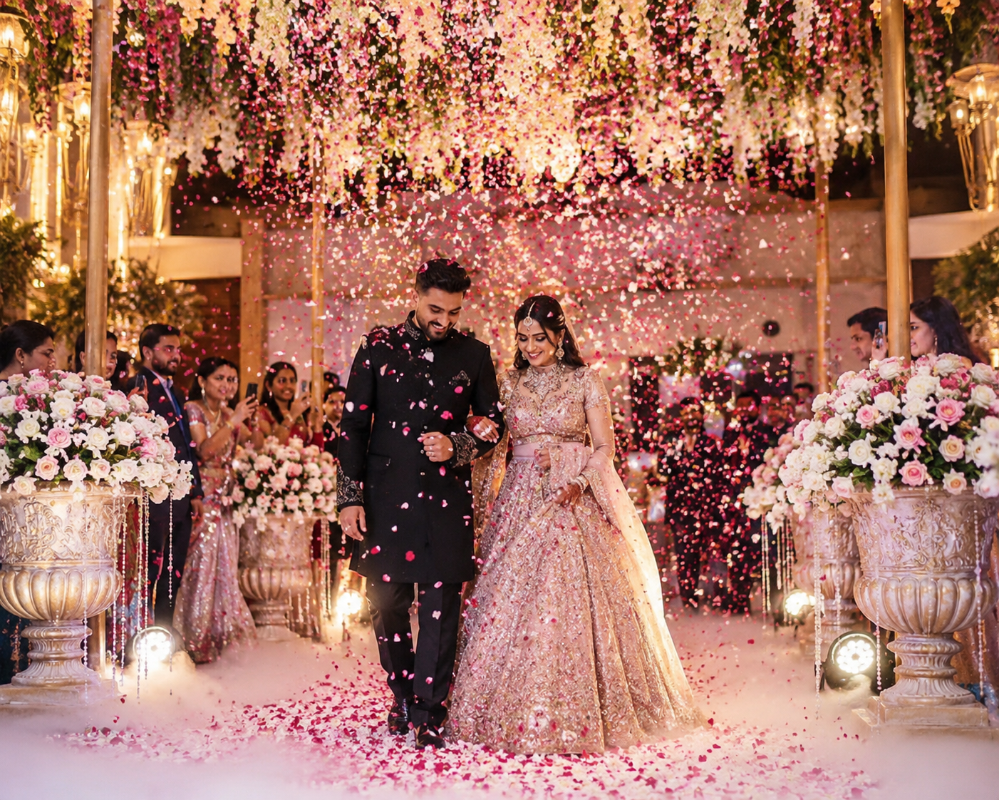 Floral Shower Entry
