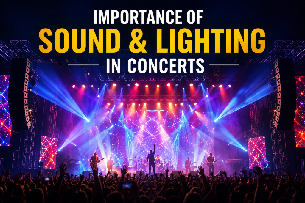 Importance of Sound & Lighting in Concerts
