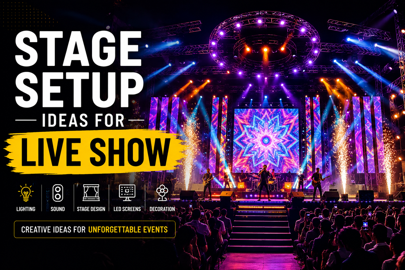 Stage Setup Ideas for Live Show