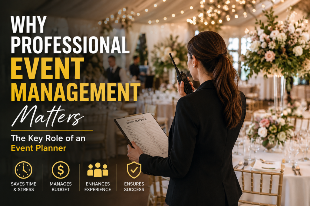 Why Professional Event Management Matters