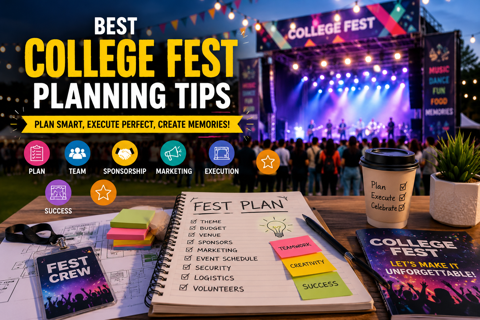 Best College Fest Planning Tips: A Complete Guide for Every College Fest Planner