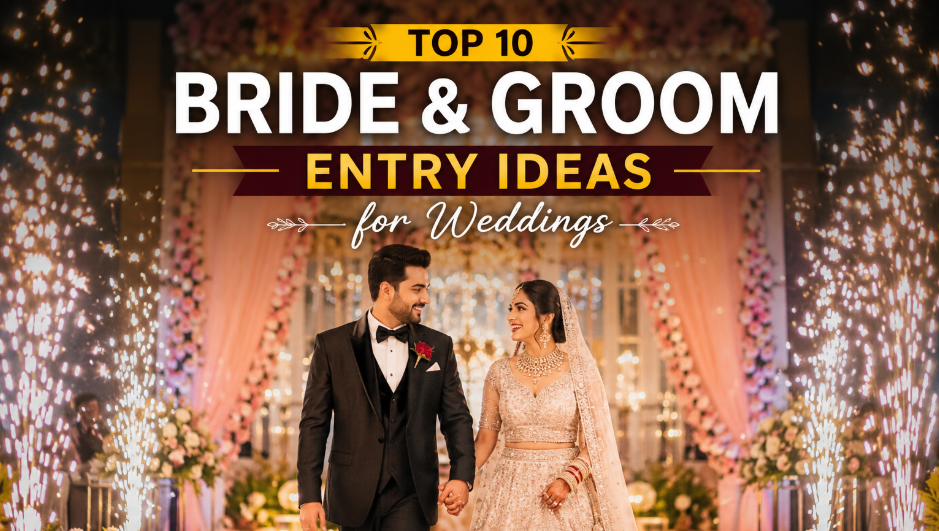 Top 10 Bride and Groom Entry Ideas for Weddings
