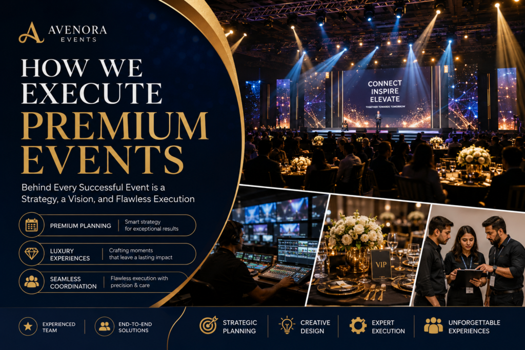 How We Execute Premium Events: The Complete Process Behind Exceptional Experiences